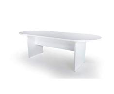 Euromof Mesa de Juntas Ovalada. 200x90 cm. Color Haya.