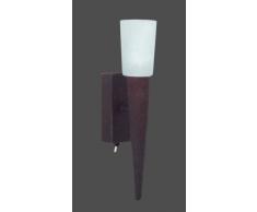 Trio 216070124 Serie 2160 - Aplique, bombilla incluida, G9, Halógeno, 28 W, 370 lm, 2800 K, 230 V, C, IP20, 27 x 5,5 x 10 cm, metal, óxido