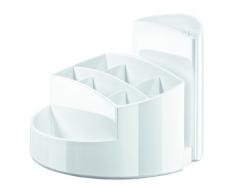 Han Rondo - Organizador de escritorio (9 compartimentos, 1140 x 109 x 140 mm), color blanco