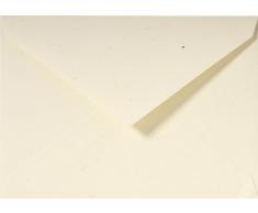 G.Lalo - Sobres de papel (162 x 229 mm, 20 unidades), color beige