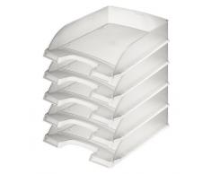Leitz Standard Briefkorb Plus - Bandeja de escritorio (255 x 360 x 70 mm, Transparente, Poliestireno, A4, Envelope, Carta, Papel)