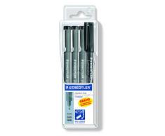 Staedtler 308WPSET - Bolsa con 3+1 rotuladores calibrados