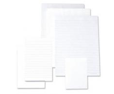 Cambridge - Bloc de notas (hoja blanca, 80 páginas, tamaño A4, 10 unidades, soporte trasero resistente, tapas de polipropileno)