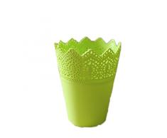 itemer 1pieza plástico florero maceta soporte para bolígrafo, lápiz, maquillaje cepillo organizador multifunción oficina en casa de almacenamiento de escritorio Contenedor