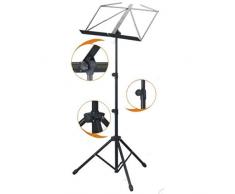 Admira - Atril de pie profesional MUS-007 negro