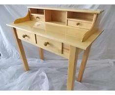 LA IBERICA Escritorio Estilo Colonial clásico. Madera. Barnizado