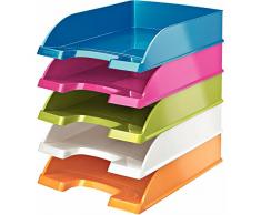 Leitz Bandeja portadocumentos WOW, A4, Azul metalizado, 52263036