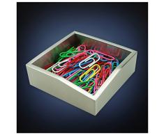 USA ArtsOnDesk Arte Moderno Portaclips St211 Acero Inoxidable Acabado Satinado Patentes Solicitada -chinchetas corcho binder clip de carpeta papel push pin pelo clip caja Copa dispensador regalo