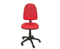 Piqueras Y Crespo 04CPSPV79N - Silla de oficina de contacto permanente, Rojo