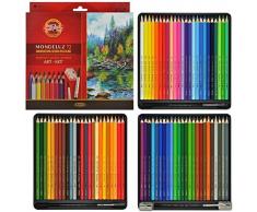 Koh-i-noor Mondeluz Koh-I-Noor Mondeluz 3714 - Lápices de colores acuarelables (72 unidades) + Cepillos + Sacapuntas