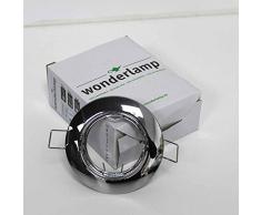 Wonderlamp Foco Empotrable Basic Redondo Cromo