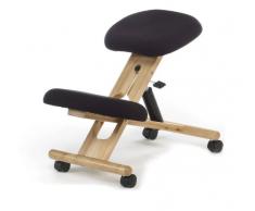 Silla oficina ergonómica, color negro - due-home