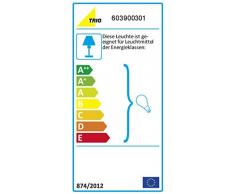 Trio Hotel - PlafÃ³n con pantalla de tela color blanco. Necesarias 3 bombillas E27 de mÃ¡ximo 60W excluidas