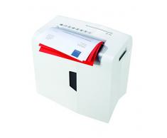 HSM Shredstar X8 - Destructora de documentos, 4.5 x 30 mm, color blanco plata