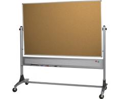 Best-Rite - 669RF-DD - Pizarra magnética reversible móvil con caballete modelo Platinum