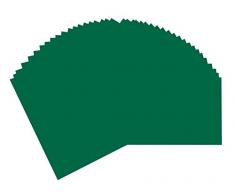 Folia Bringmann - Papel de Colores (130 g/m², DIN A3, 50 Hojas), Color 58 Verde Pino