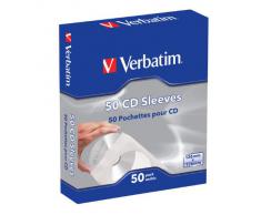 Verbatim CD Sleeves 50pk - Sobres para CDs (Capacidad de CD: 50 Discos)