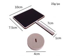 ULTNICE Pizarra decorativa de madera de la muestra de 10pcs mini Pizarra con la muestra del tenedor del soporte