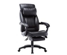 IntimaTe WM Heart Silla Escritoria de Oficina Ergonómica Silla con Altura Ajustable Estable Silla Resistente Rotación por 360° (Negro-C)