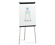 Pizarra blanca de caballete estratificada Faibo 67x100cm