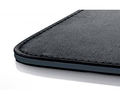 SIGEL SA166 Vade de piel sintética para escritorio Eyestyle 60 x 45 cm, gris oscuro/negro