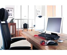 Kensington 62402 Alfombrilla de Ratón Ergonómica con Reposamuñecas Dúo Gel, Compatible con Ratones Láser y Ópticos para Ordenadores y Portátiles, Para Casa y Oficina, Rojo/Negro