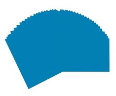 Folia 6334 - Papel de construcción, A3, 50 Hojas, Azul Medio