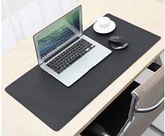 Almohadilla de escritorio de doble cara, alfombrilla de escritorio de oficina, resistente al agua, accesorios de protector de escritorio de cuero de PU para oficina y decoración del hogar