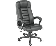 TecTake SILLA EJECUTIVA DE DISEÑO - SILLA GIRATORIA - SILLA DE OFICINA - SILLÓN cuero sintético