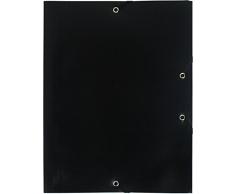 Exacompta 55901E - Carpeta con goma, color negro