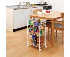 IRIS 530867 estantería con Ruedas, Soporte y estantería, de/Pesado/de la estantería, Plegables/Armario de Cocina, Estante para Cocina - Schuben 3
