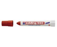 Edding 950-02 - Marcador permanente de cera, color rojo