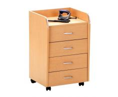 Inter Link Office A22 Cajonera 40 x 65 x 36 cm, Haya, 40 x 36 x 64.5 cm
