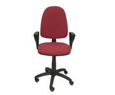 Piqueras y Crespo Ayna Silla de Oficina, Granate