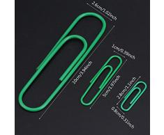 Hilitand 250pcs / box Color de la mezcla Clip de papel Clip de metal grande Multifunción, Archivos del organizador, Accesorios de la oficina del marcador