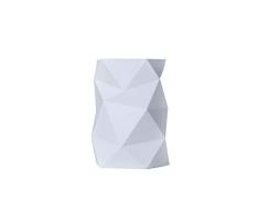 JUNGEN Portalápices de creativa con Forma de geometria especial Titular de pluma Portalápices de escritorio de silicona Organizador de brochas de maquillaje (Blanco)