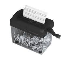 Befitery Destructora de papel, portátil, Mini, A6, Trituradora manual, Nivel de seguridad para Oficina de hogar