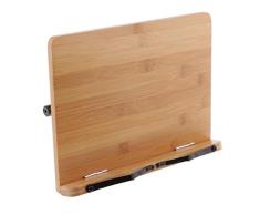 Atril plegable para Libros de Estudio Bambú Tableta Ordenador Ipad Iphone, Regalo Ideal para Lectores