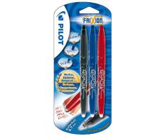 Pilot Frixion - Rotulador de bola con tinta borrable (3 unidades), varios , color es