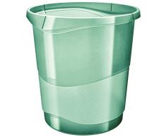 Esselte Papelera, 14L, Plástico, Verde, Colour'Ice, 626290
