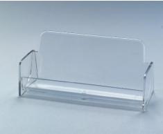 SIGEL VA120 Soporte para tarjetas de visita / Tarjetero, plástico duro, para hasta 50 tarjetas