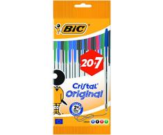 BiC 880401 - Bolígrafos de punta redonda (27 unidades), colores surtidos
