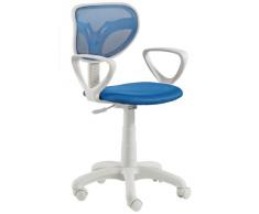 Adec- Silla giratoria touch, medidas 54 x 54 x 105 cm, color azul