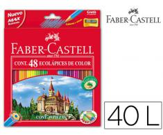 Faber-Castell 120148 - Pack de 48 lápices y sacapuntas