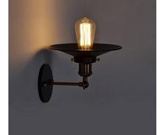 Retro Apliques de Pared Lámpara, Vintage Lámpara de Pared, Industrial Apliques Diseño de Metal Ajustable E27 Socket Retro Casa Decor Iluminación