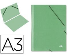 CARPETA PLANOS LIDERPAPEL A3 CARTON GOFRADO N 12 VERDE