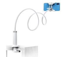 UGREEN Soporte para Móvil, Brazo Articulado Cama Flexible Cuello de Cisne Universal Largo para Smartphone Teléfono Móviles de 4 a 6,5 Pulgadas Xiaomi Redmi Note 7/ Redmi 6A/ Mi 9/ Mi A2, iPhone 11