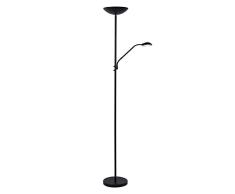 Lucide 19791/24/30 lámpara de pie, metal, 20 W, Negro