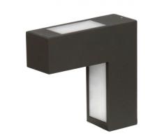 Ranex Porto - Aplique LED de Aluminio y plástico, Color Negro
