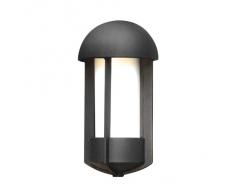 Konstsmide 510-752 Tyr - Aplique de Pared (Mate), diseño de Farol, Color Negro